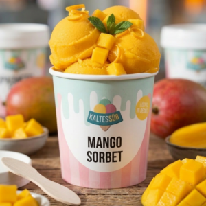 Mango Sorbet (Vegan) – <br>Karton (24 × 125ml)